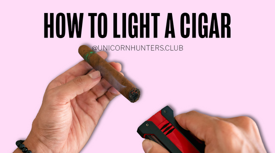 How To Light A Cigar Using A Torch